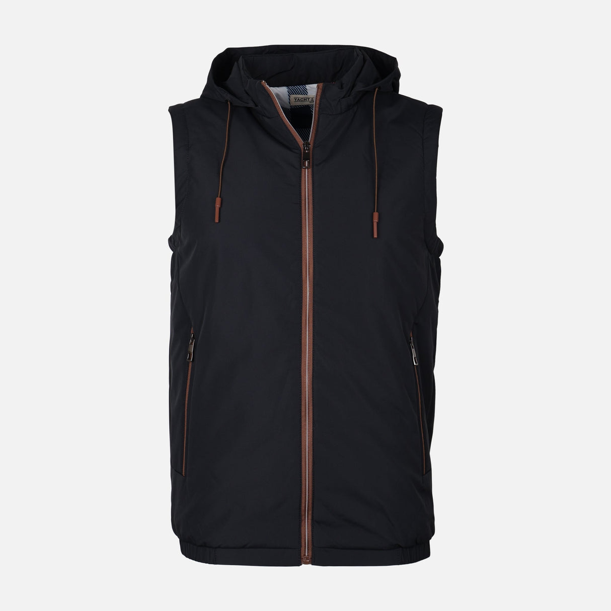 MEN PADDED VEST WITH HOOD