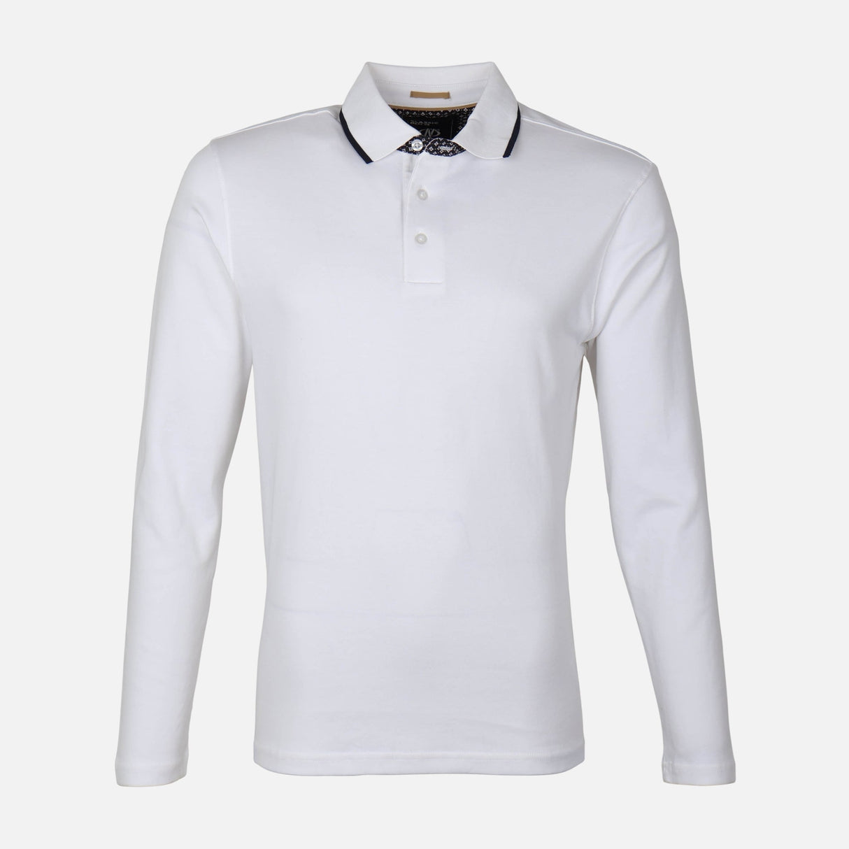 MEN BASIC LONG SLEEVE POLO