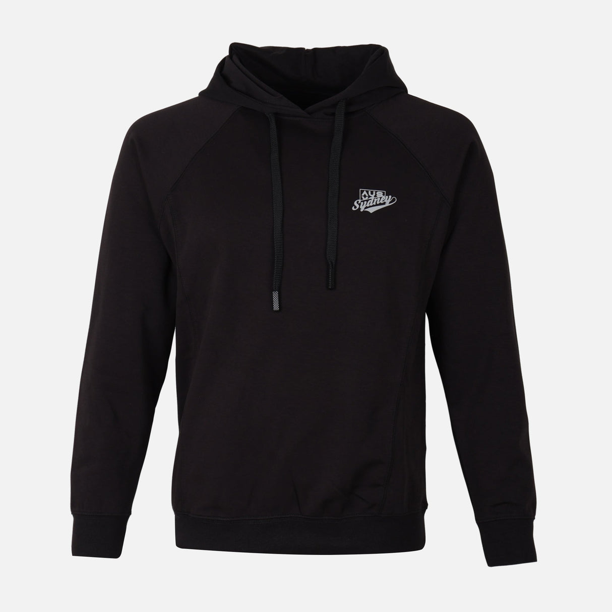 MEN SOLID HOODED PULLOVER