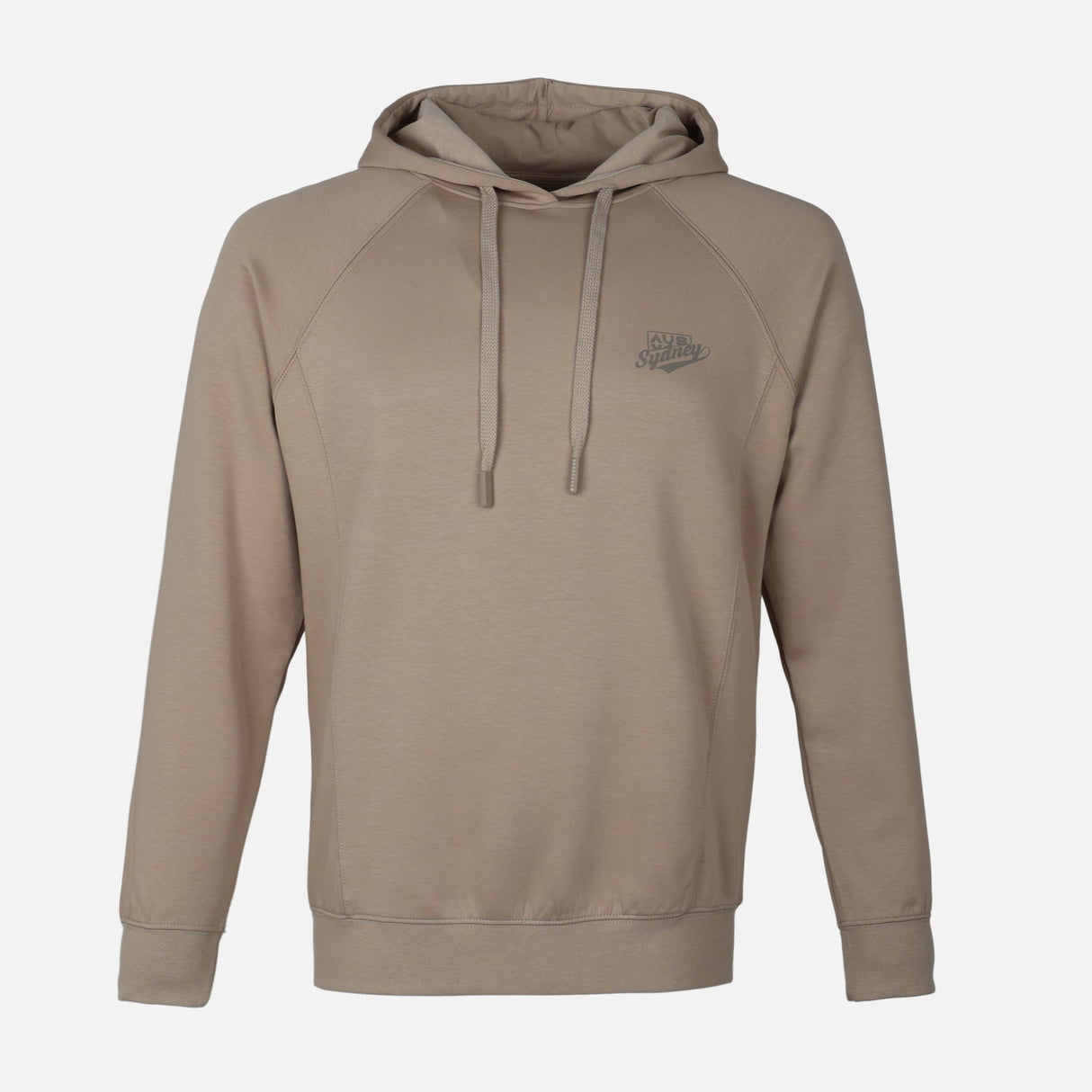 MEN SOLID HOODED PULLOVER