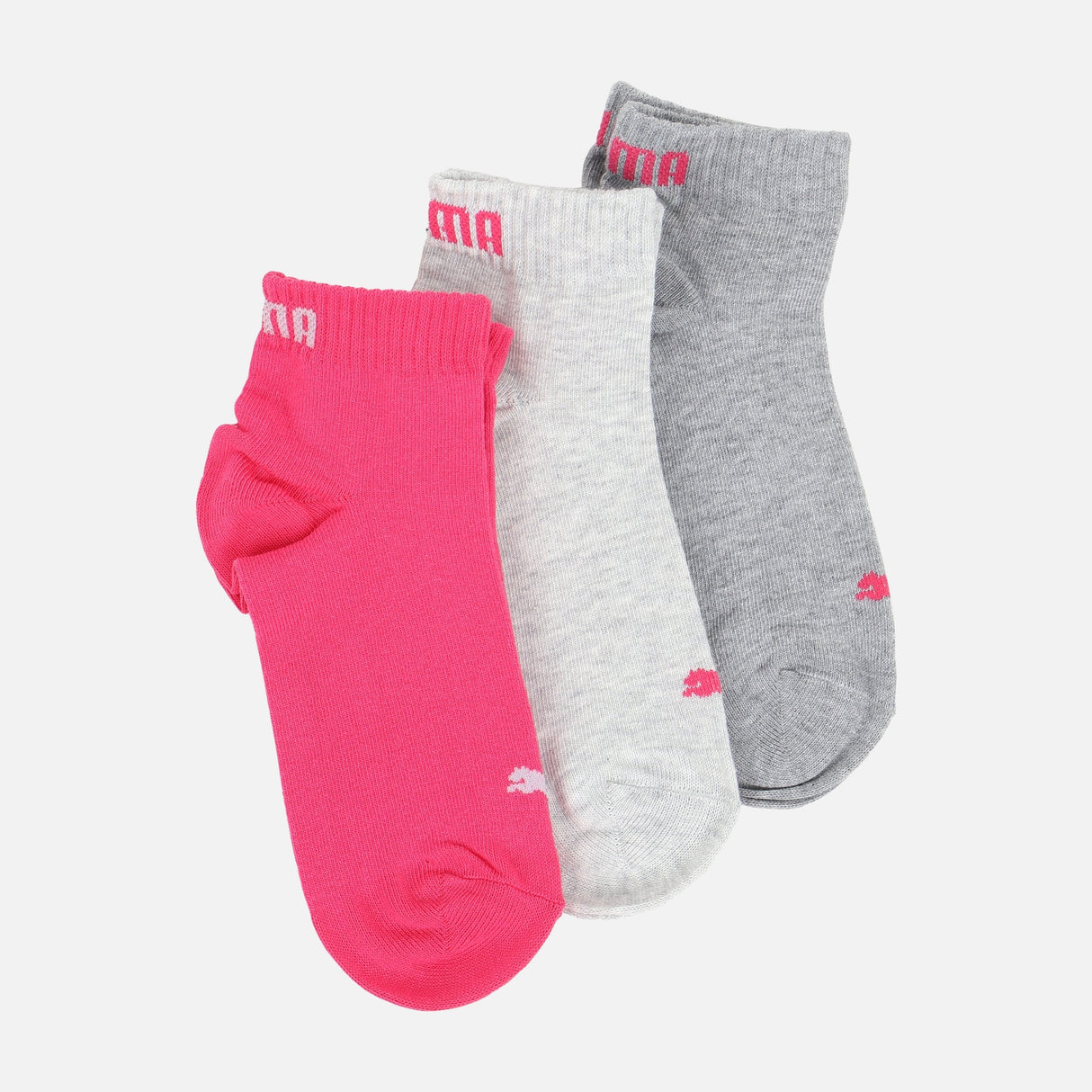 UNISEX QUARTER SOCKS PLAIN 3 PAIRS