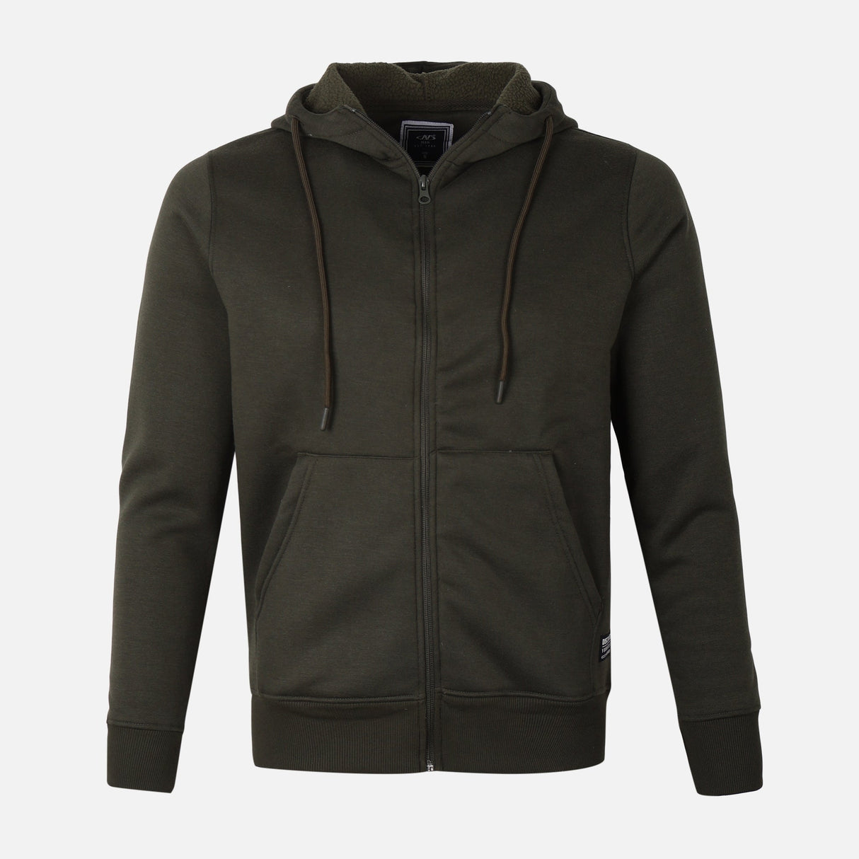 MEN BASIC HOODED CARDIGAN