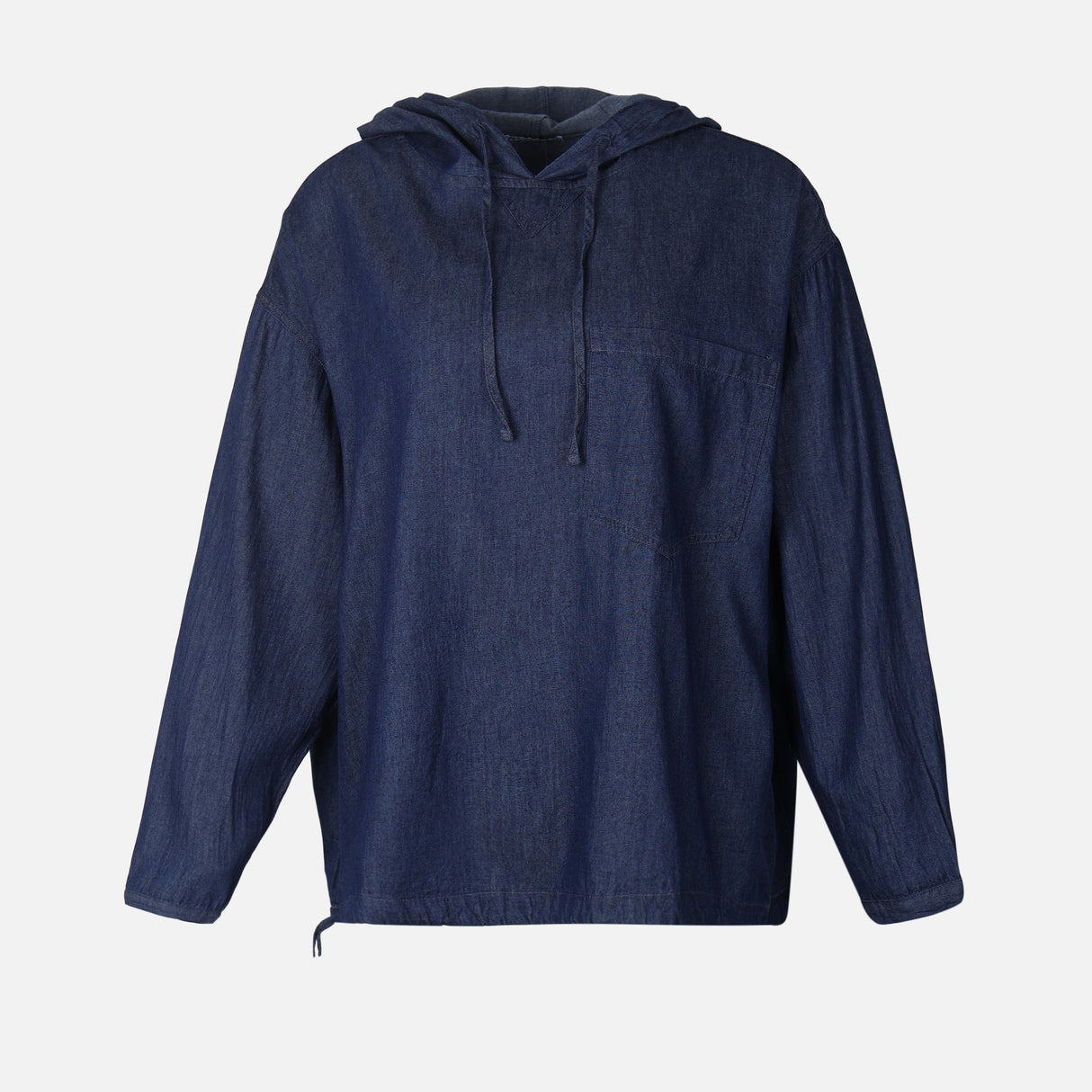 WOMEN DENIM LONG SLEEVE SHIRT