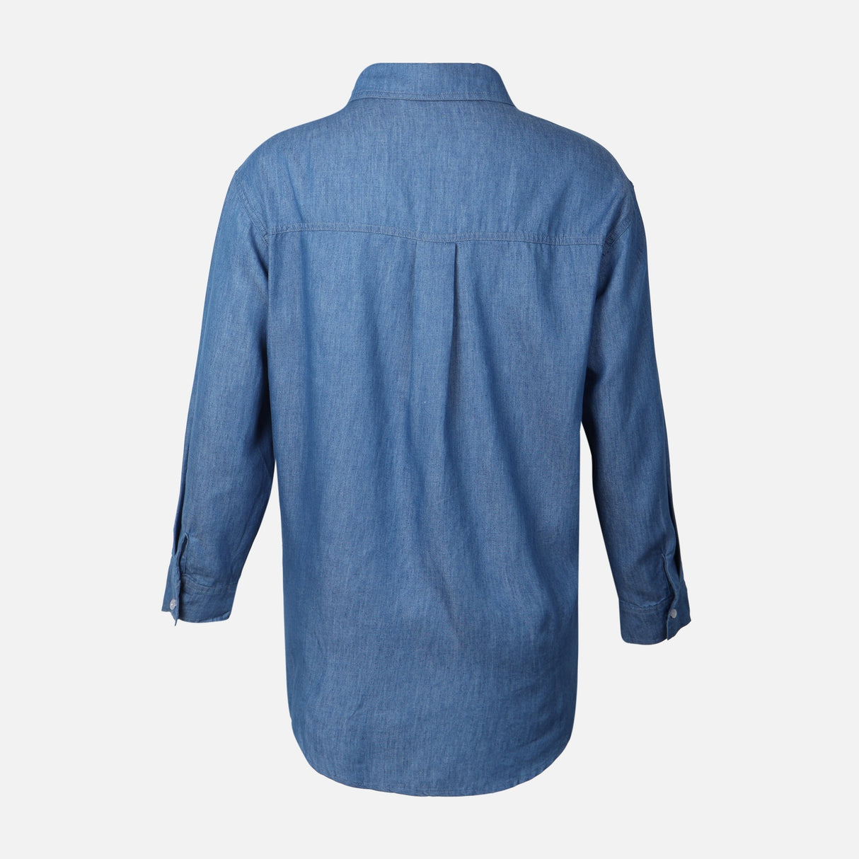 WOMEN DENIM LONG SLEEVE SHIRT