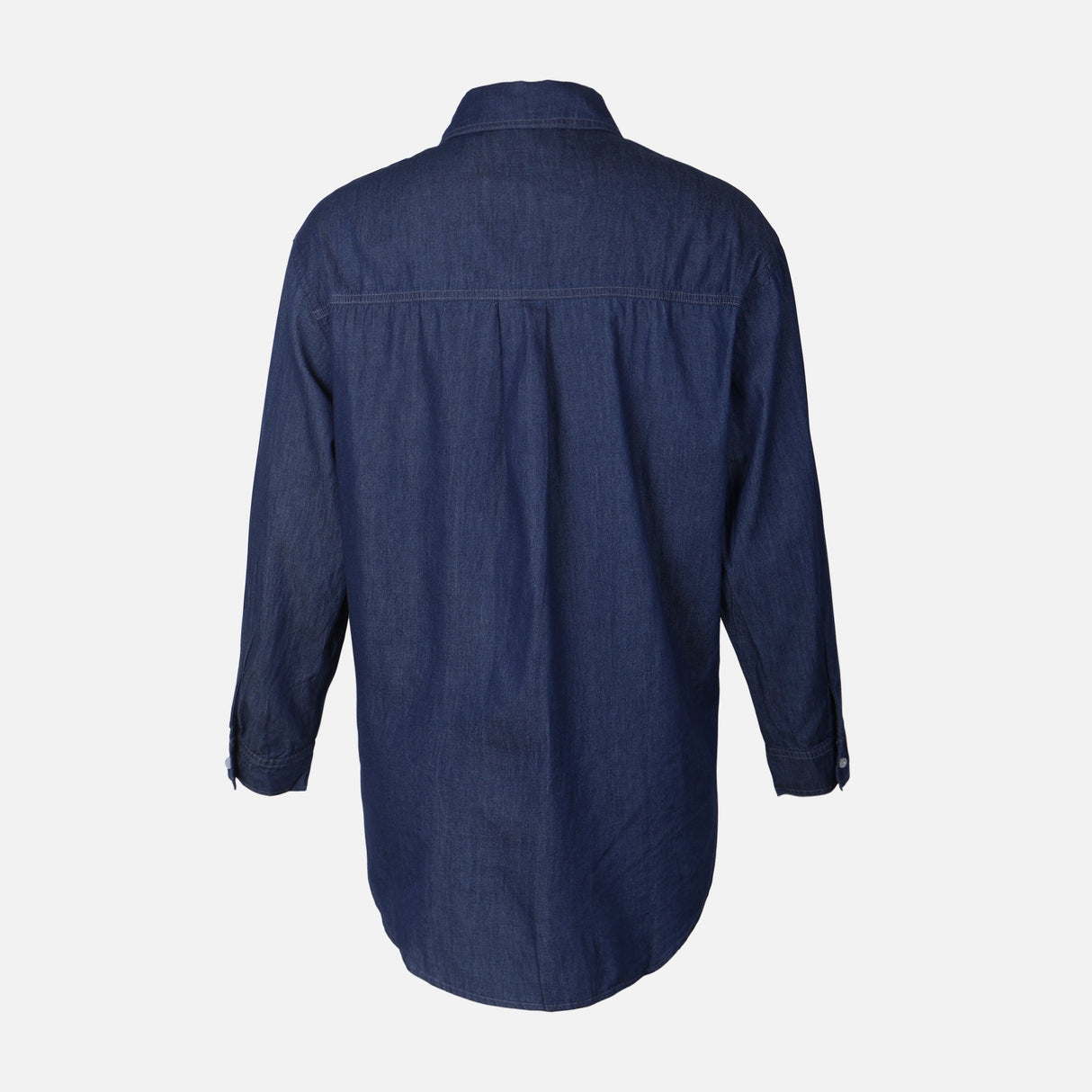 WOMEN DENIM LONG SLEEVE SHIRT