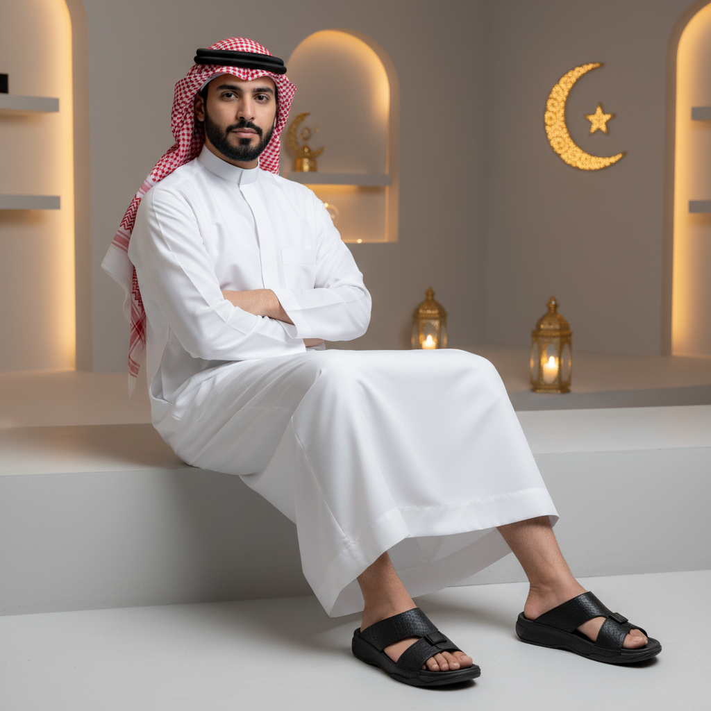 نعال رجالي بتصميم عربي