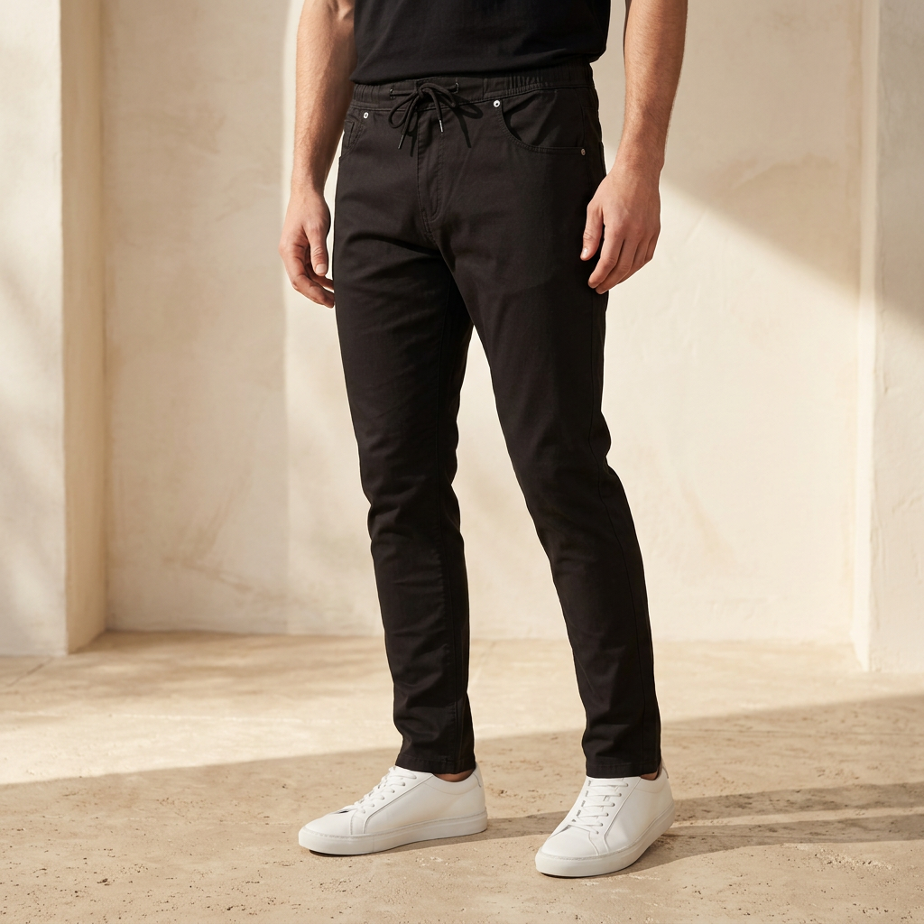 Men Chino Jogger Pants
