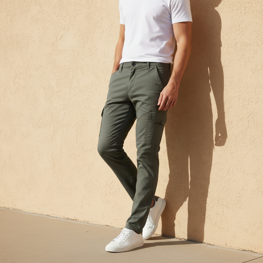 Men Chino Cargo