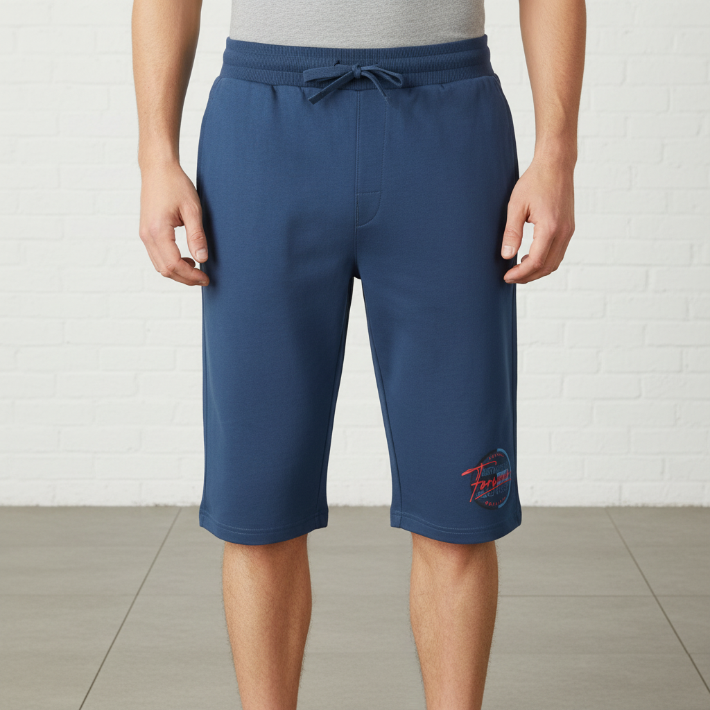 Men Jogging Bermuda Slim Fit