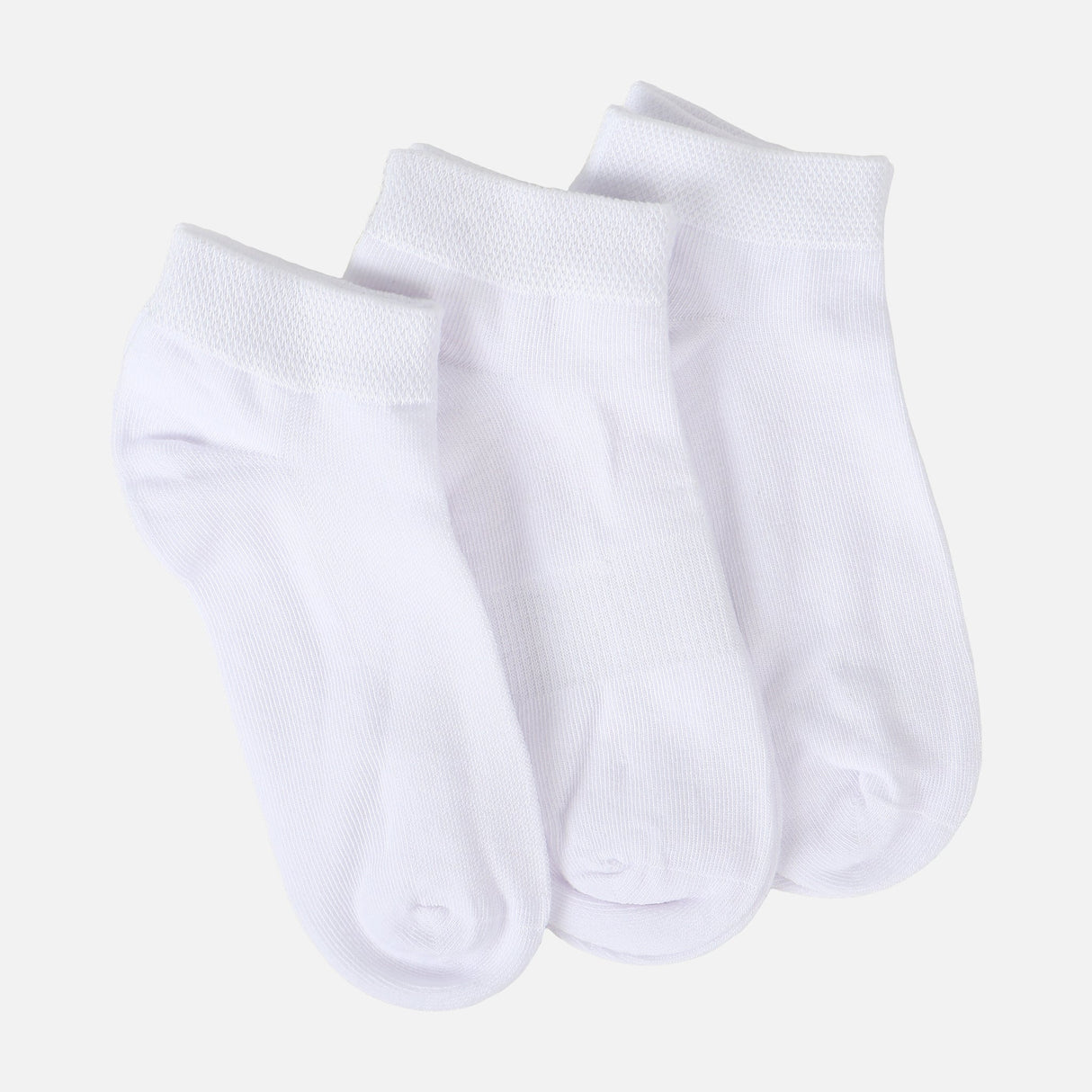 UNISEX SCHOOL ANKLE SOCKS 3 PAIRS