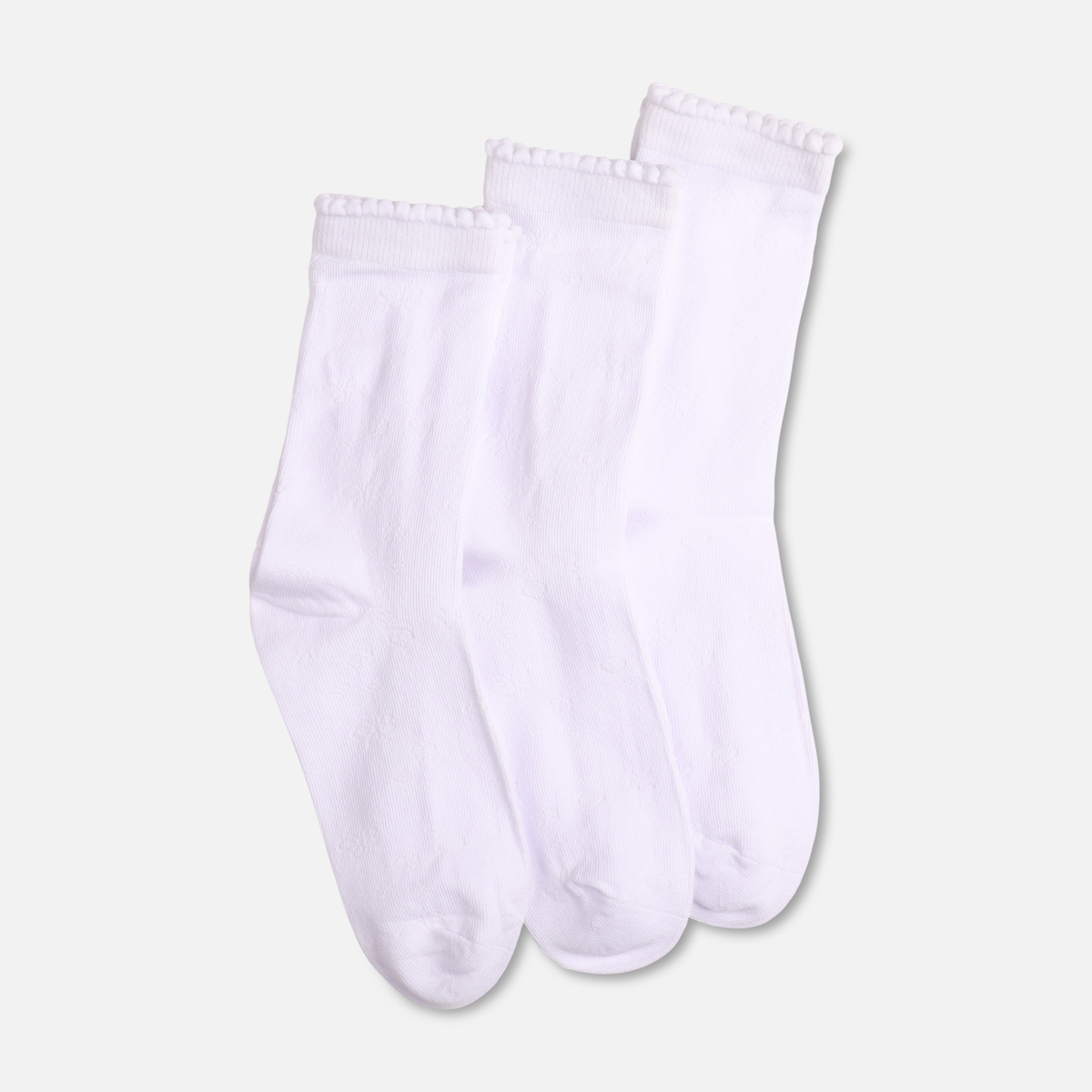 Girls Crew Socks 3 Pairs