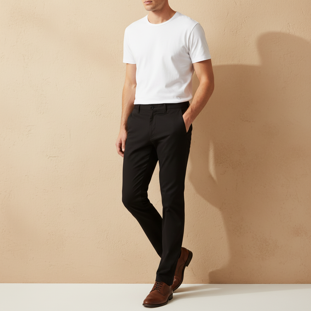 Men Chino Pants Slim Fit
