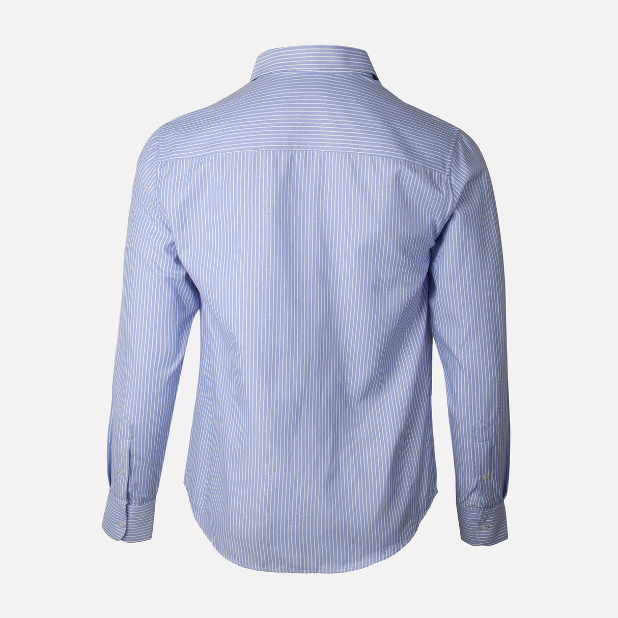 MEN LONG SLEEVE STRIPE SHIRT WITH POCKET