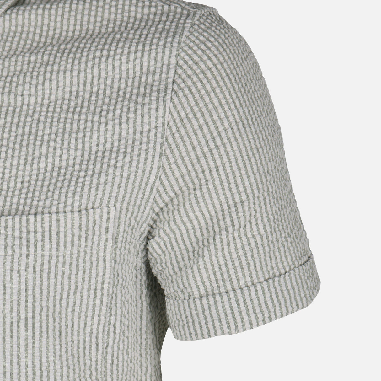 Men Folded Sleeve Shirt