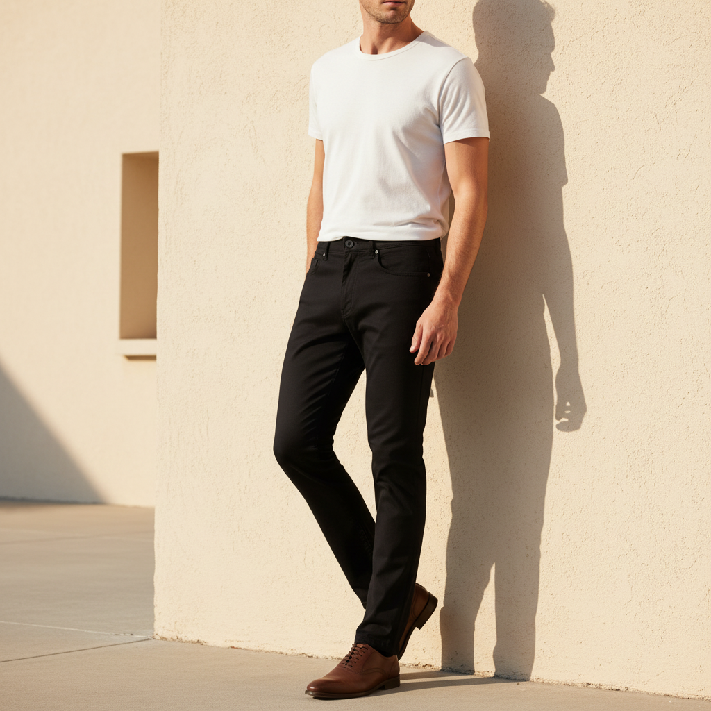 Men Chino Pants Slim Fit