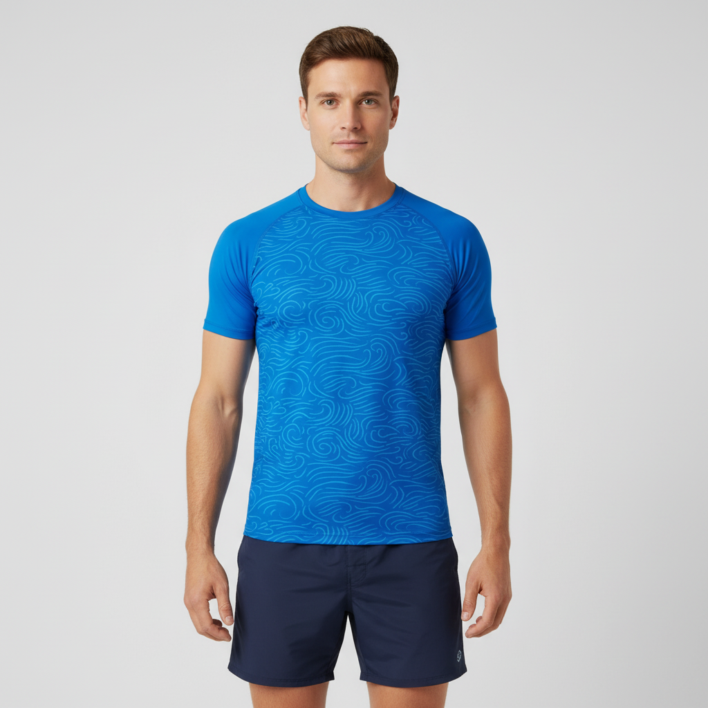 Men Short Sleeve Rashguard