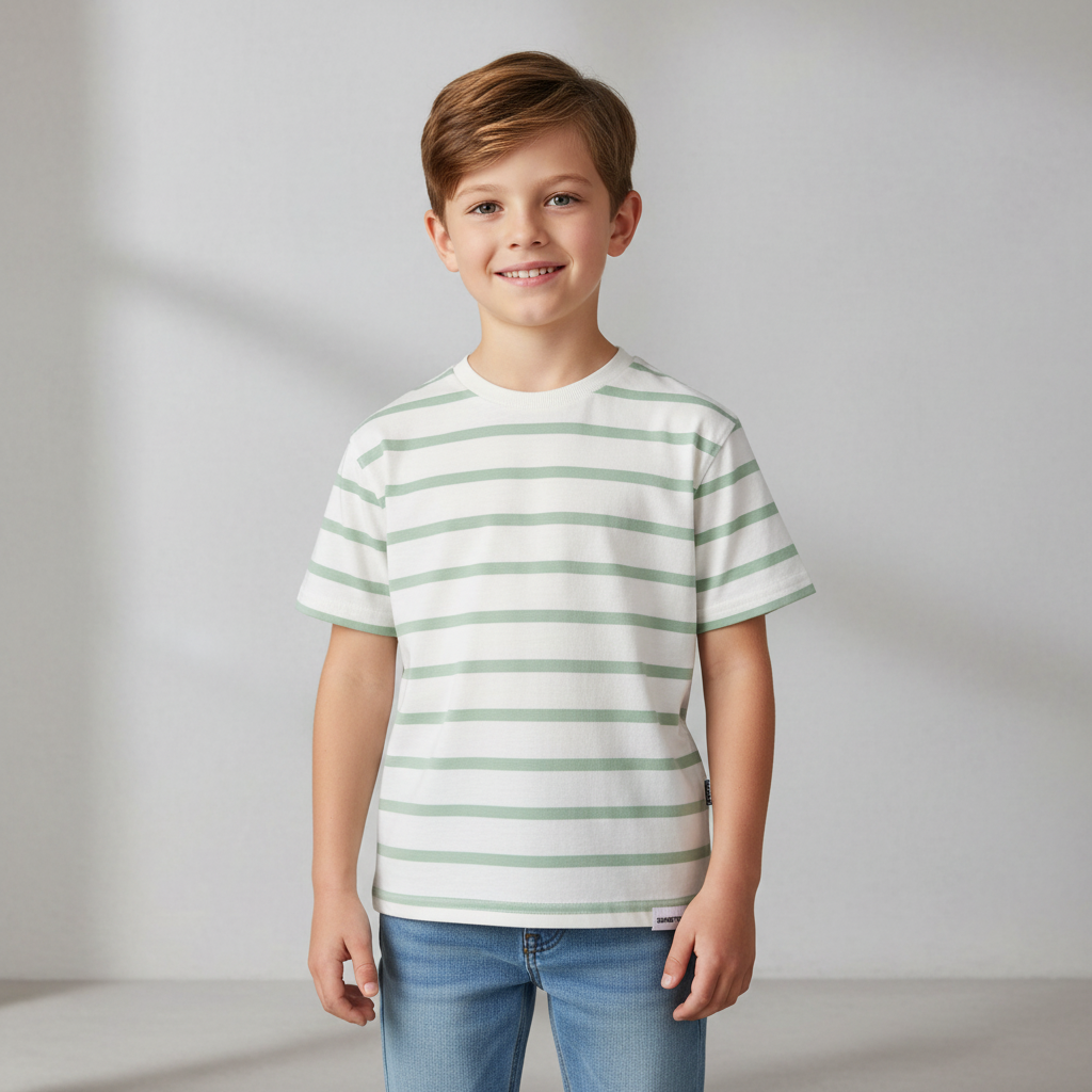 Boys Basic Stripe T-Shirt
