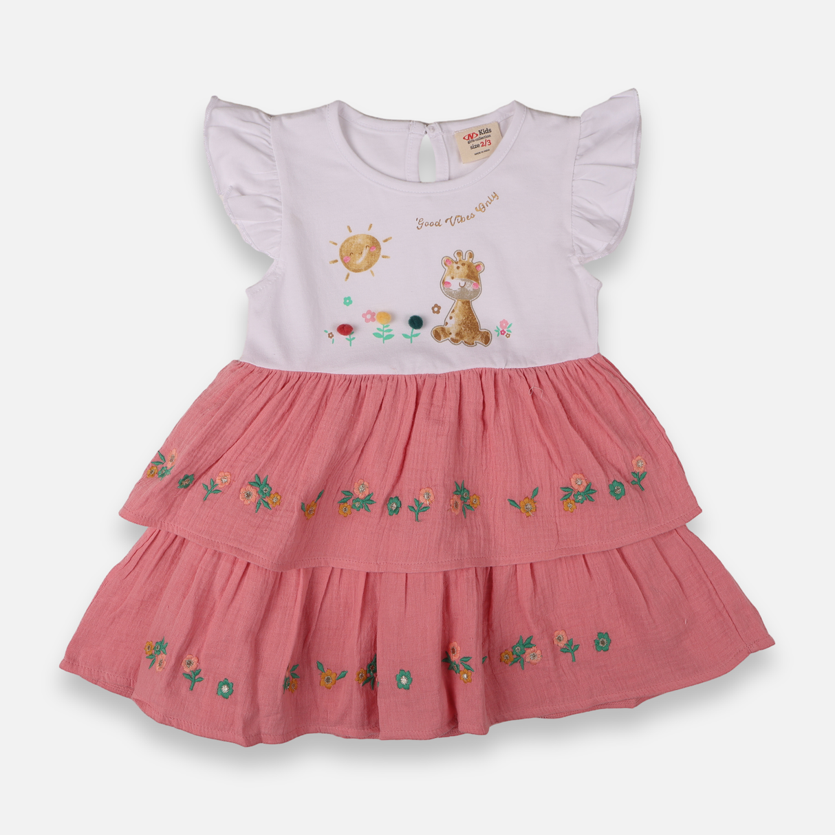 Girls Dress Woven Double Gauze