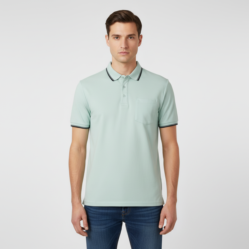 Men Polo With Pocket