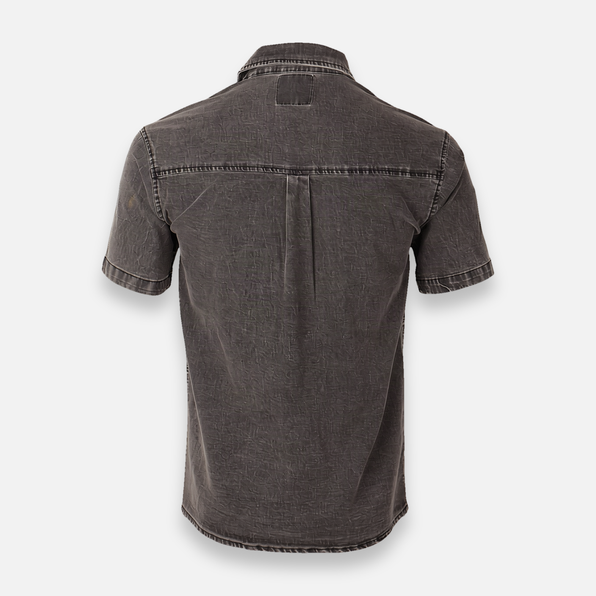 Men Woven Shirt Short Sleeve With Pocket