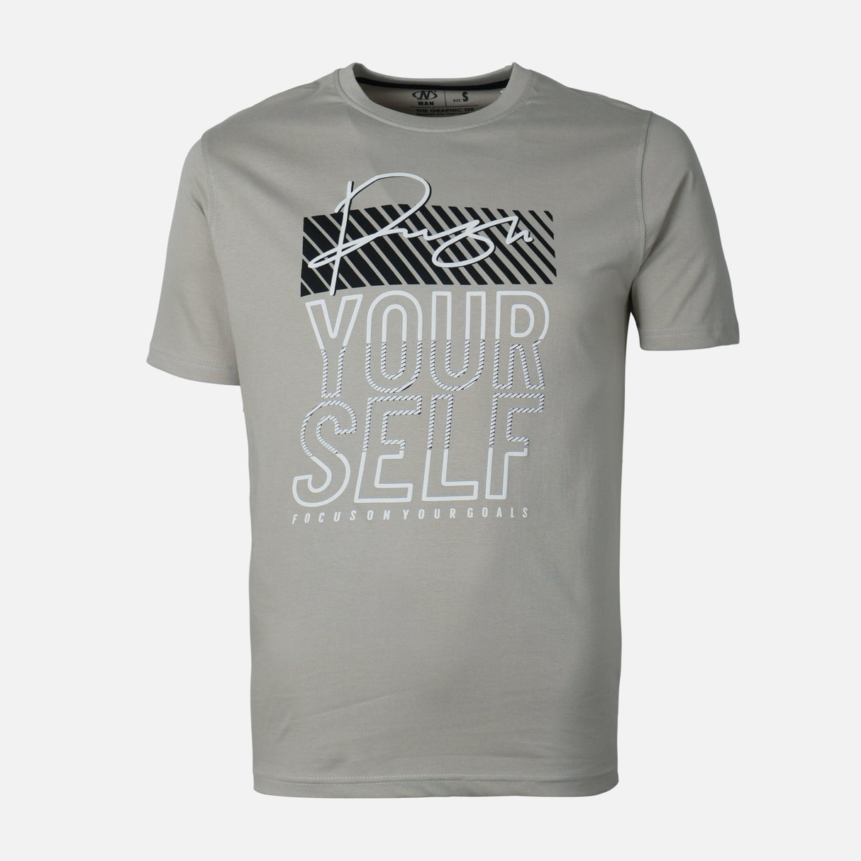 Men Graphic T-Shirt Round Neck