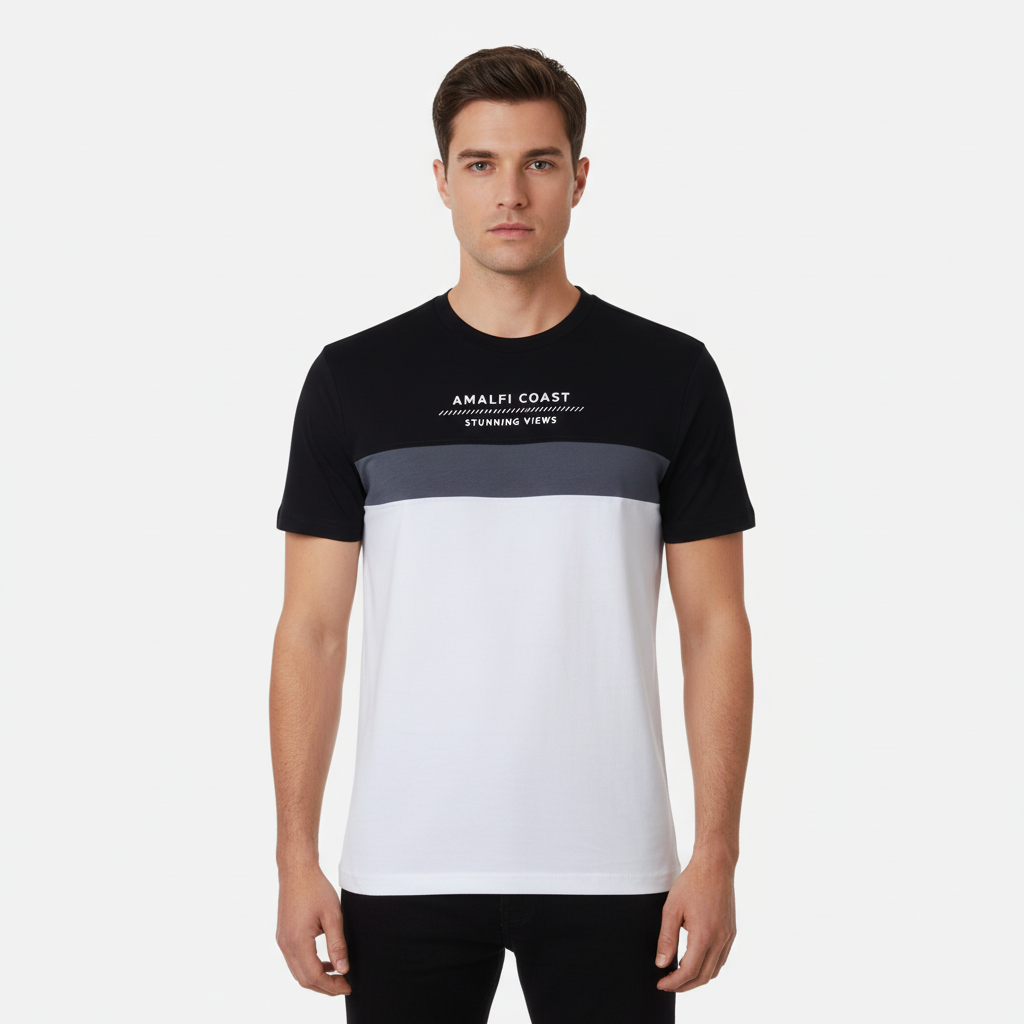 تيشيرت برقبة دائرية رجالي