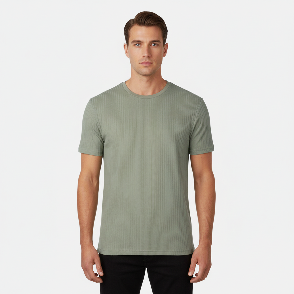 Men Sports T-Shirt Round Neck
