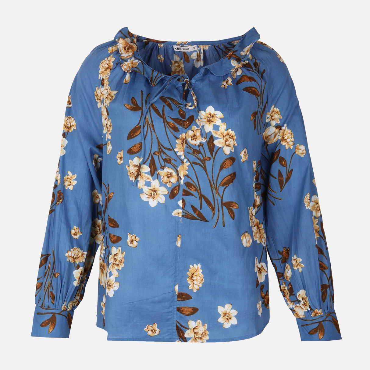 Women Long Sleeve Aop Blouse
