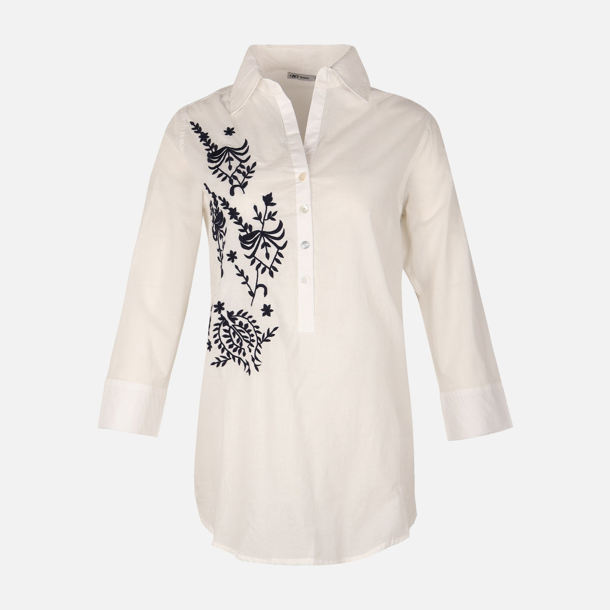 Women Emb Long Sleeve Tunic