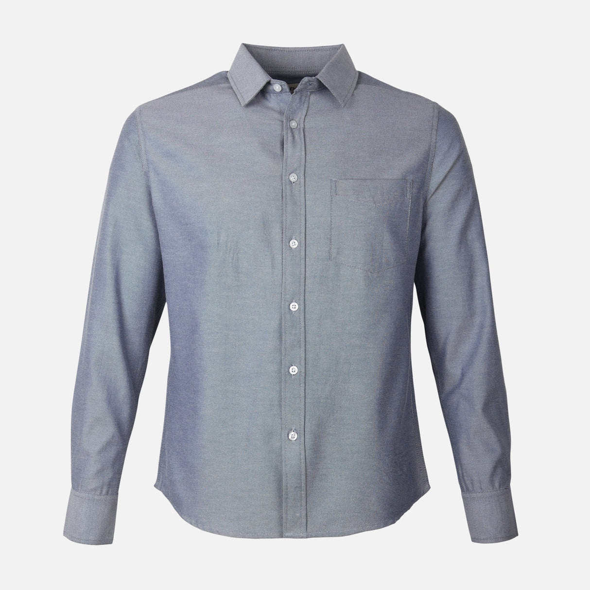 Men Long Sleeve Oxford Shirt