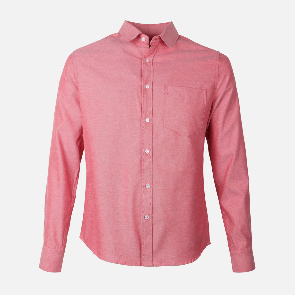 Men Long Sleeve Oxford Shirt