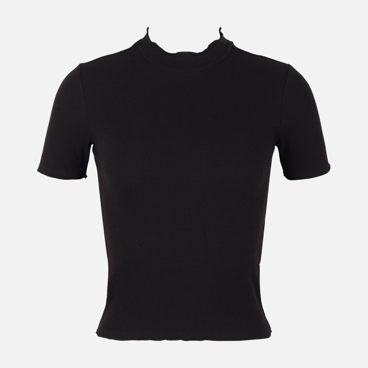 Women Rib Basic Tshirt