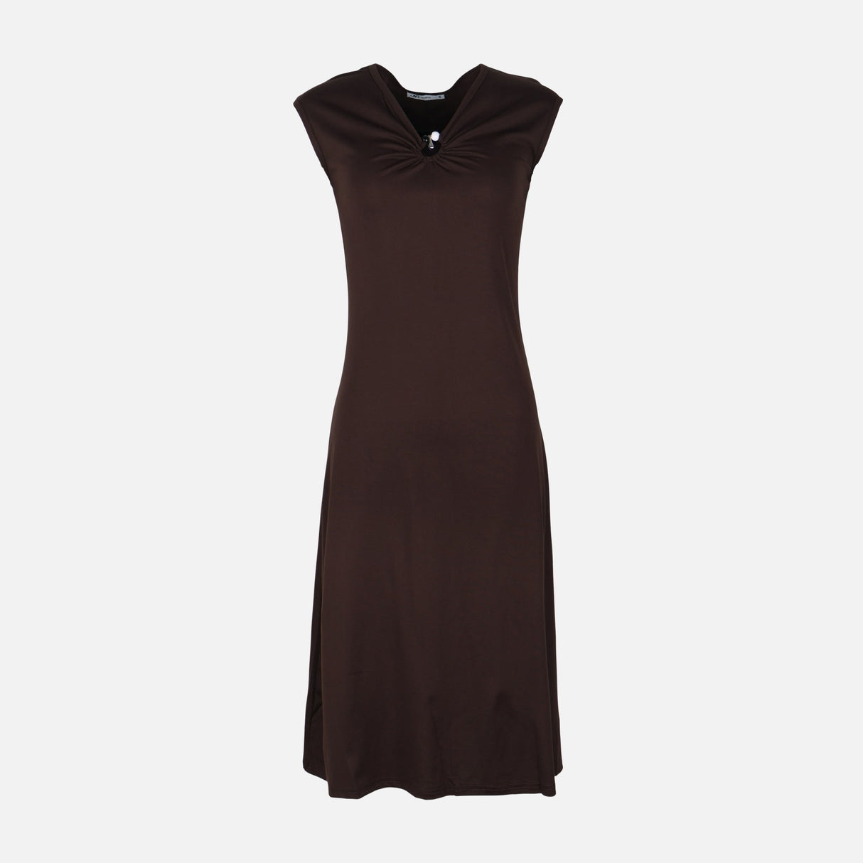 Women Sleeve Less Knitted Maxi Dress