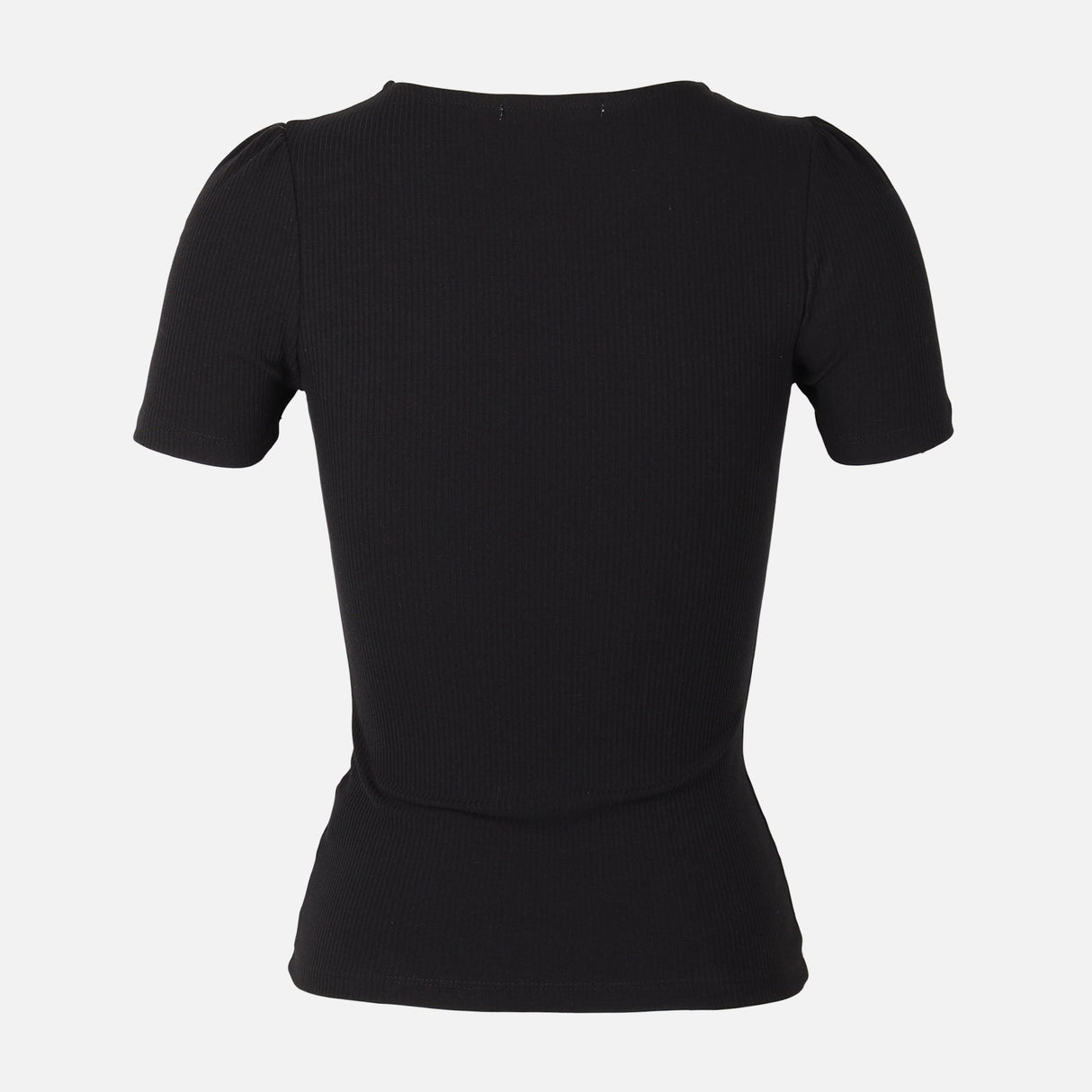 Women Ribbed Short Sleeve T-Shirt