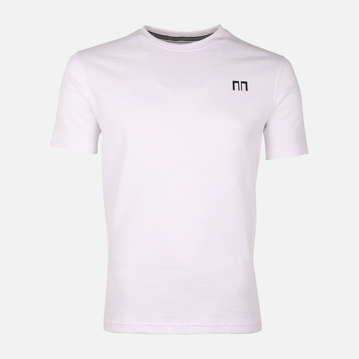 Men Structured Round Neck T-Shirt
