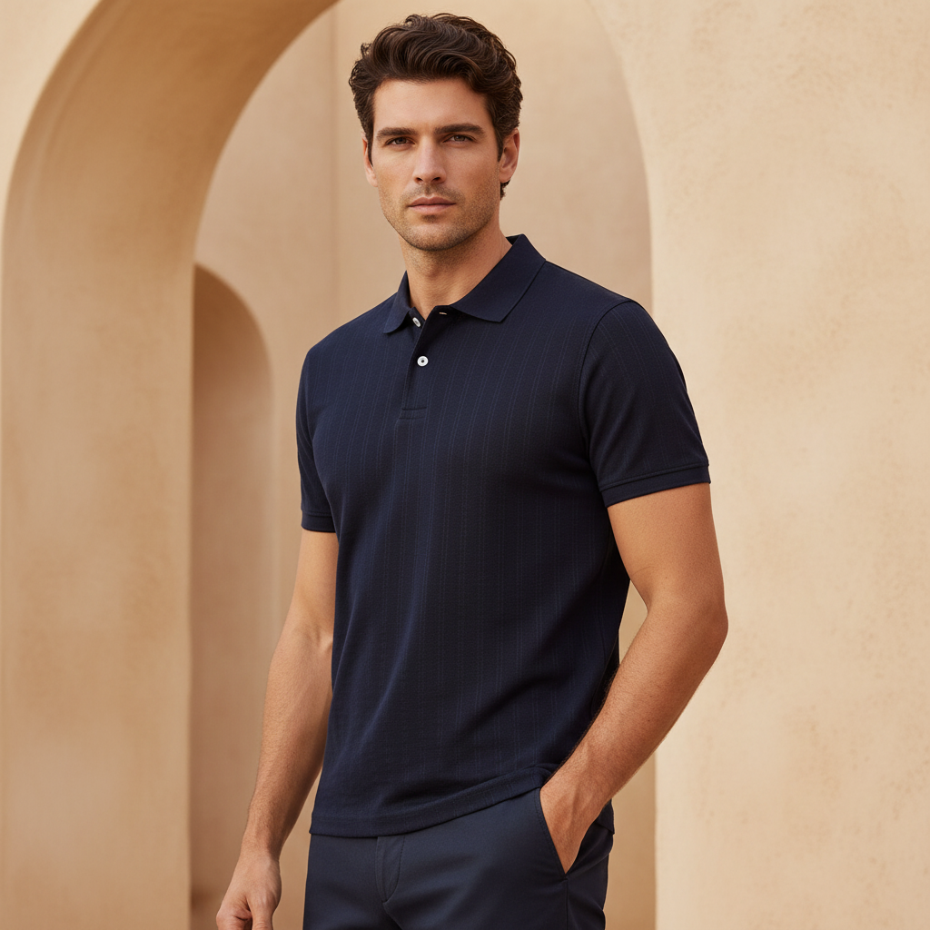 Men Short Sleeve Polo