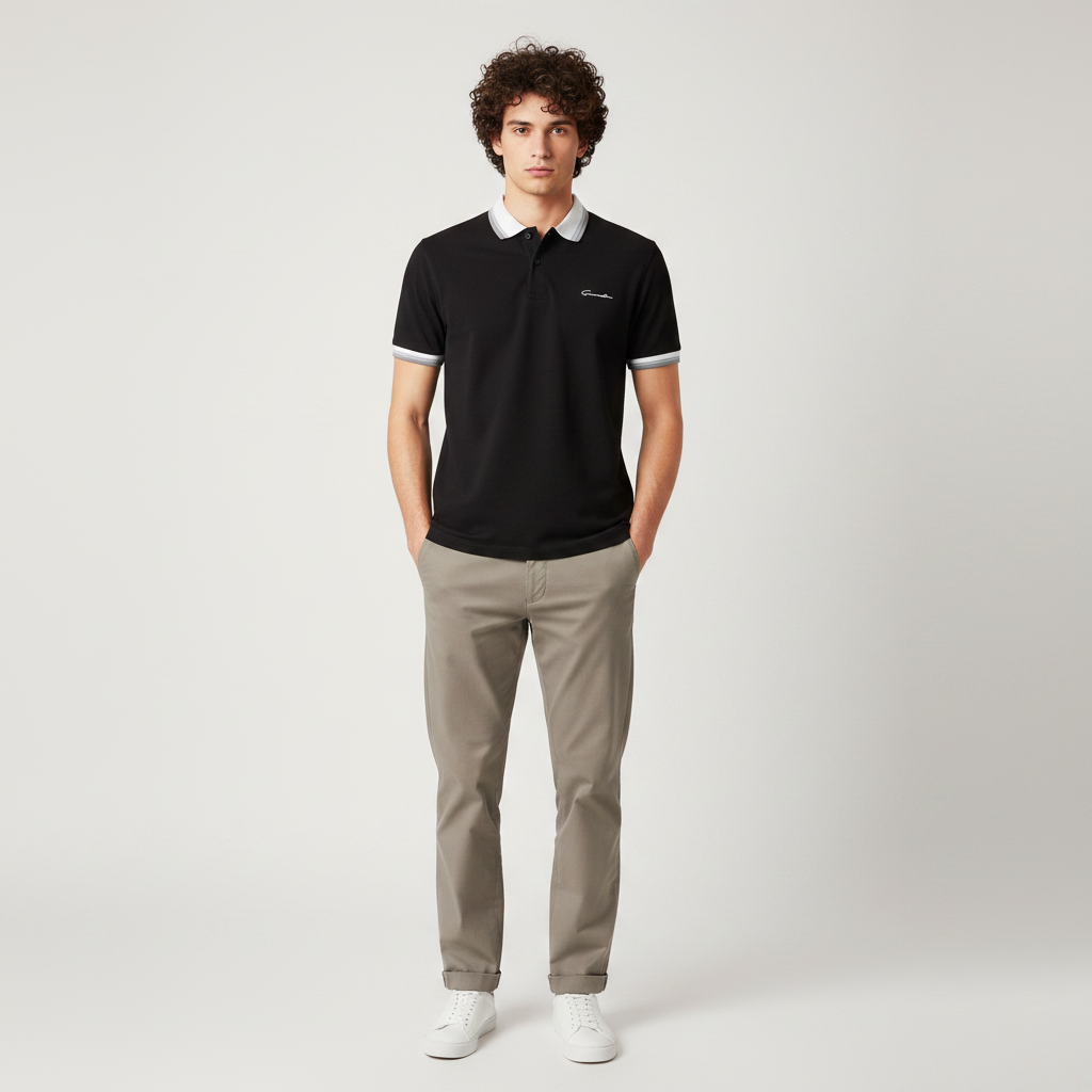 Men Pique Polo