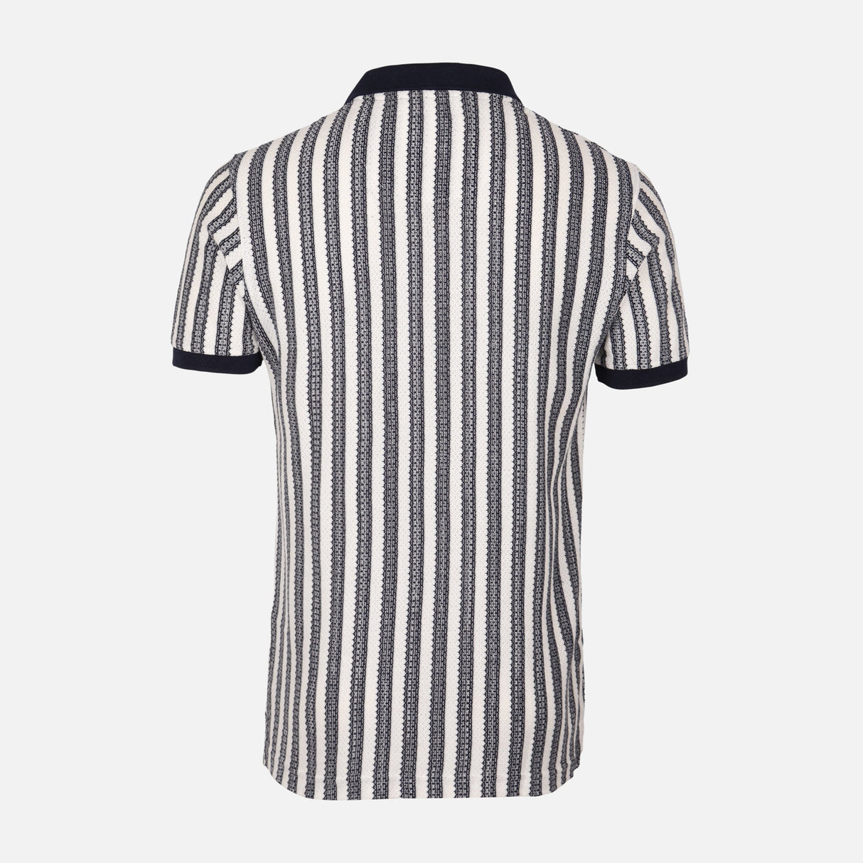 Men'S Striped Polo T-Shirt Short Sleeve