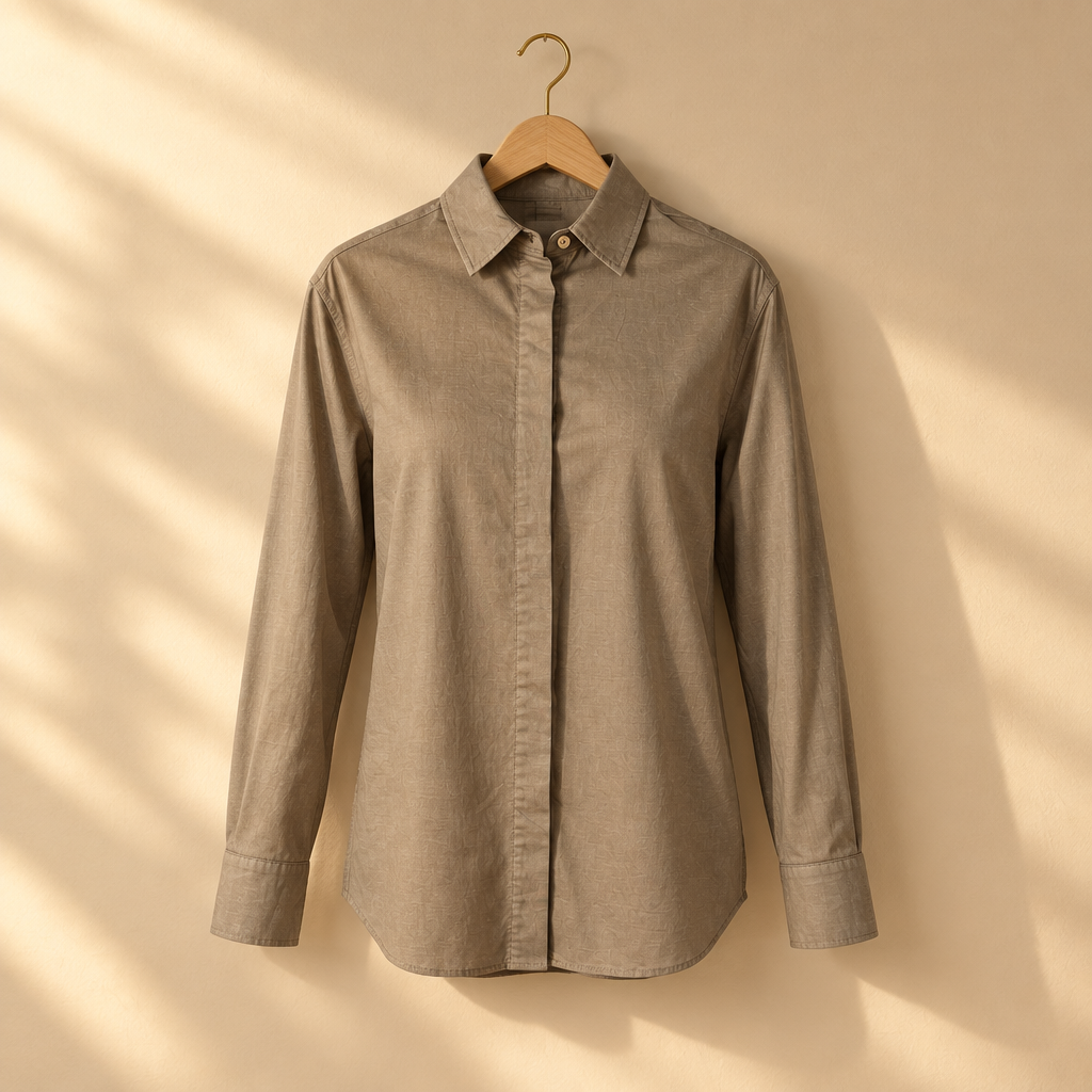 Women Linen Blend Shirt