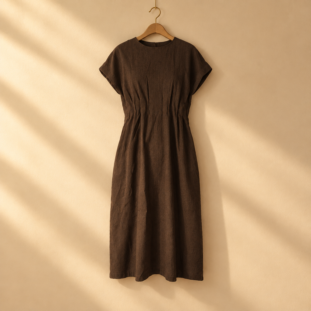 Women Linen Blend Maxi Dress