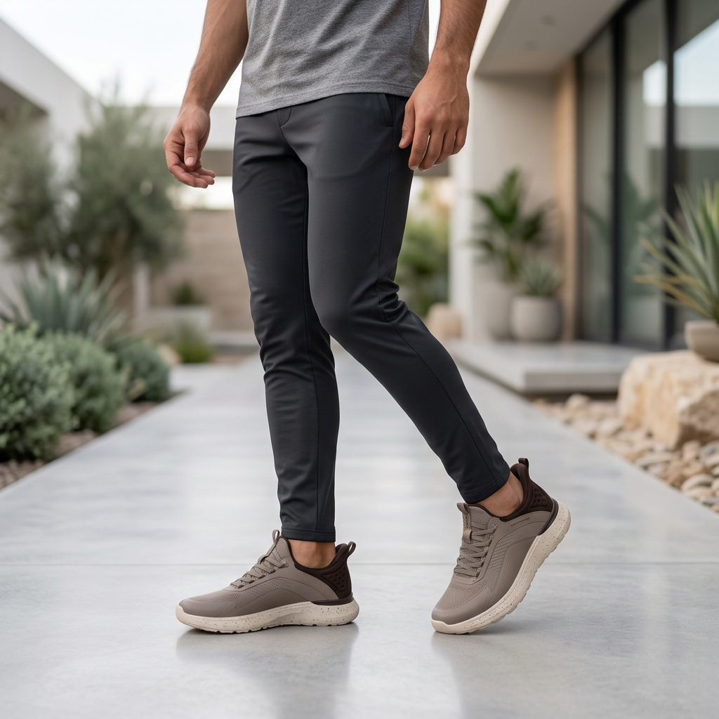 Men Slip-On Knit Sports Shoes