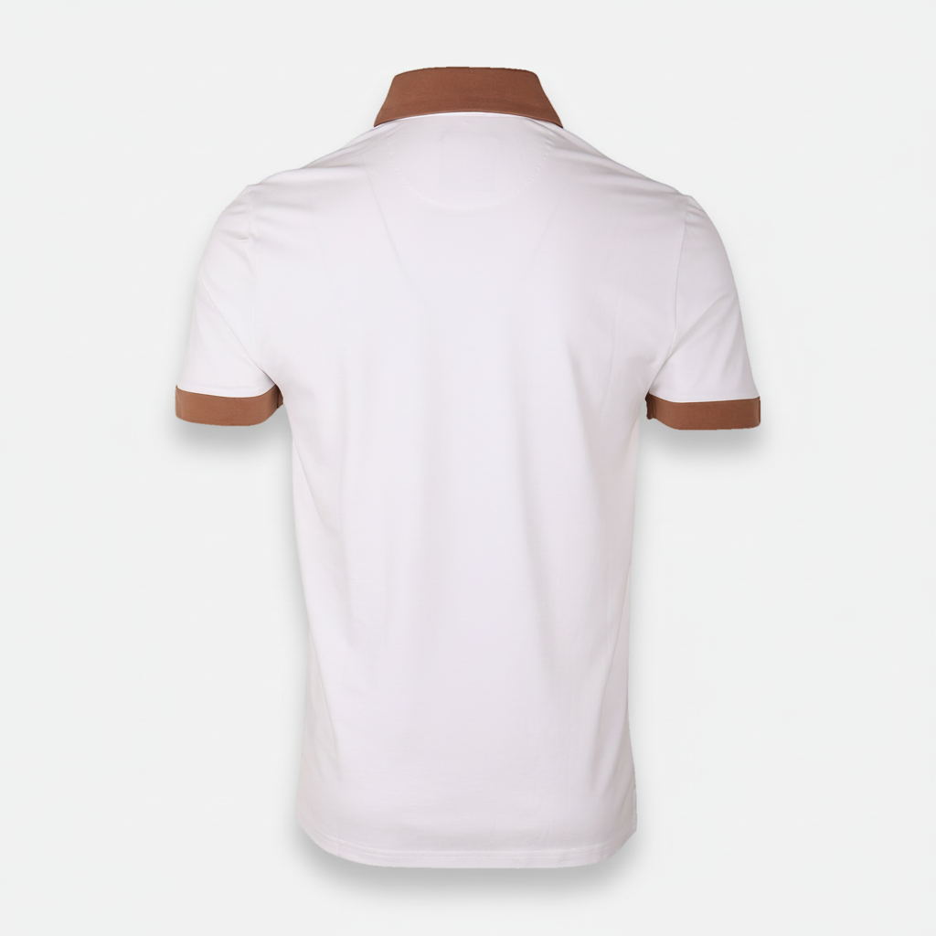 Men Pique Polo T-Shirt Short Sleeve