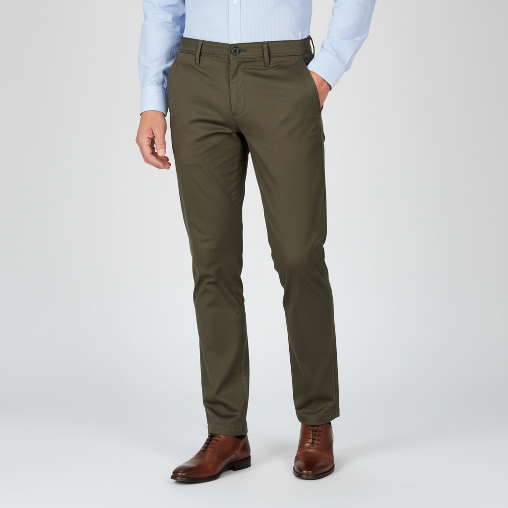 بنطلون تشينو بجيب متقاطع رجالي