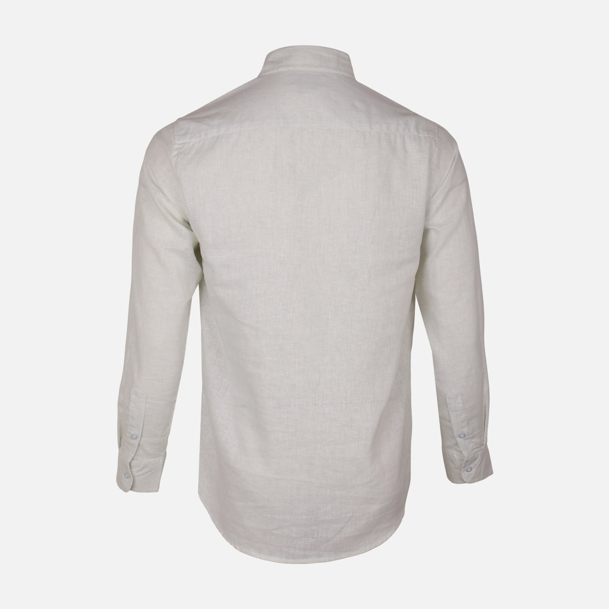 Men Woven Long Sleeve Plain Shirt