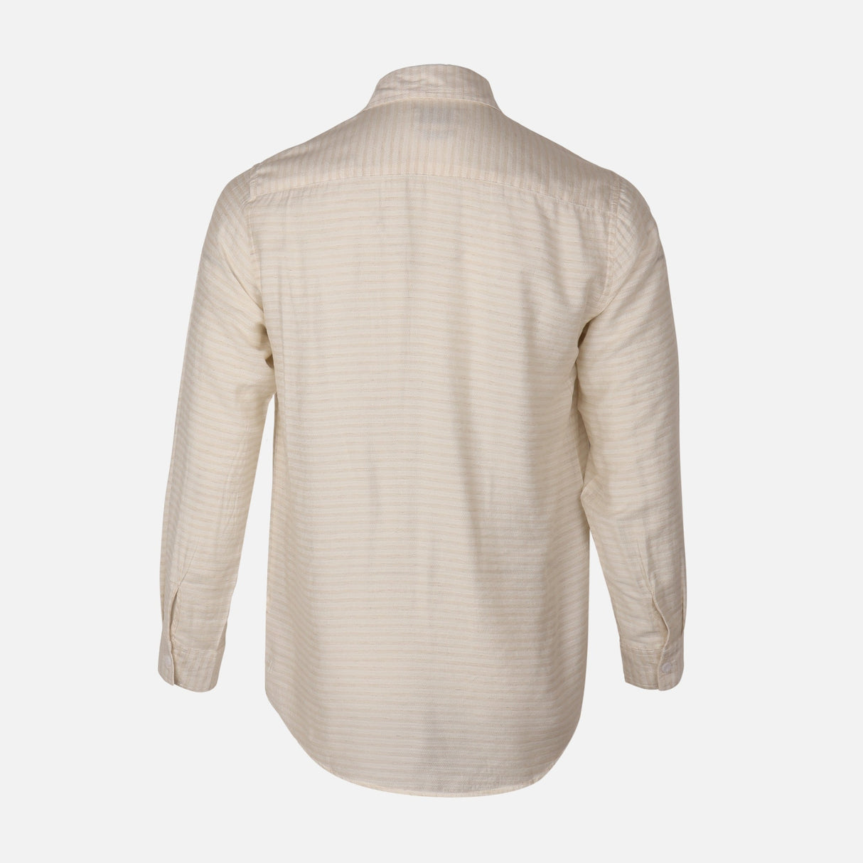 Men Woven Long Sleeve Plain Shirt