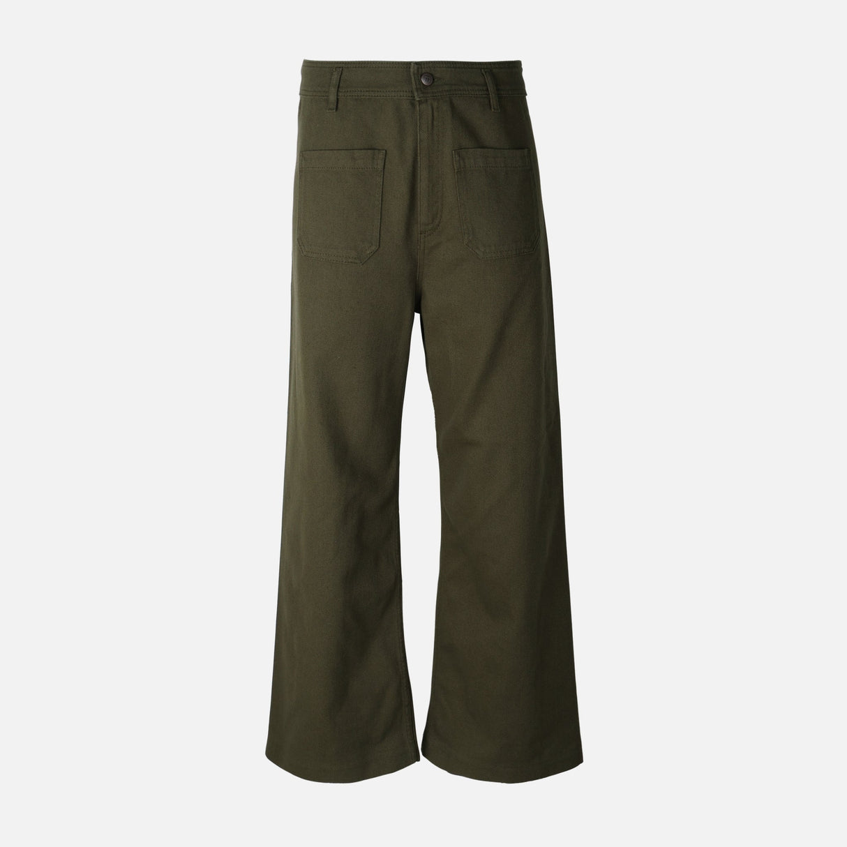 Womens Zw Patch Pocket Wide Leg Pants Jeans