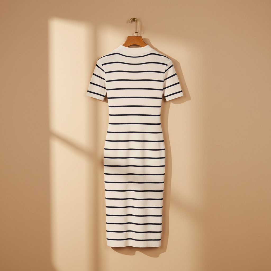 Women Flat Knit Ankle Length Dress