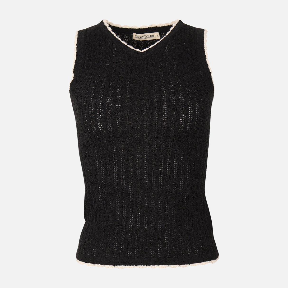 Women Crochet Knit Sleeveless Top