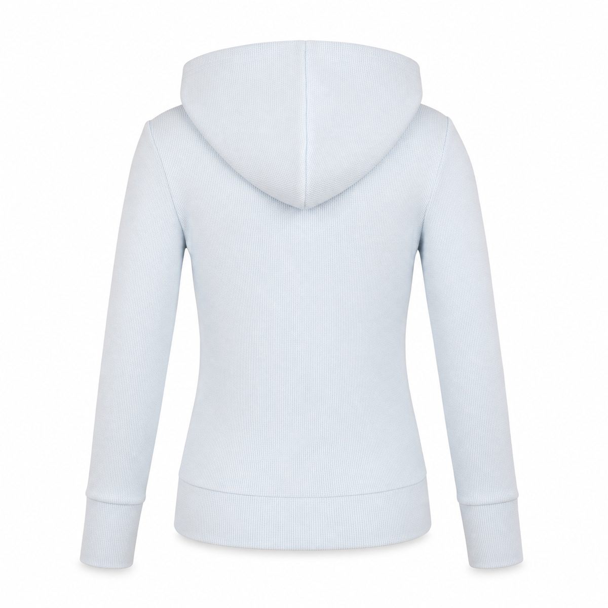 Women Waffle Zip-Up Hoodie