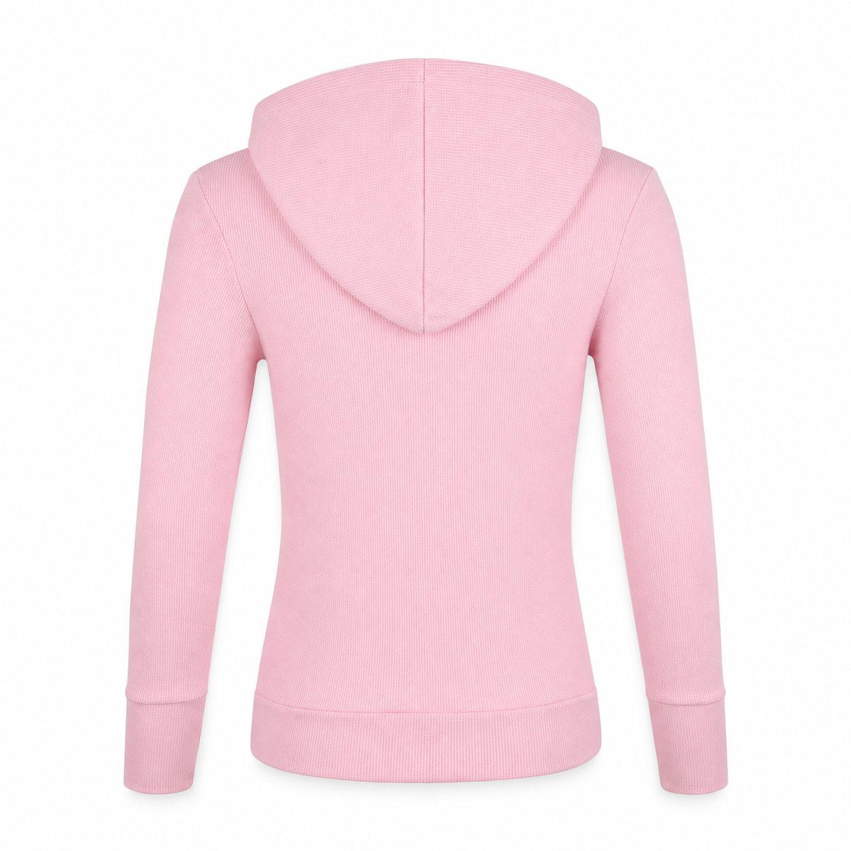 Women Waffle Zip-Up Hoodie